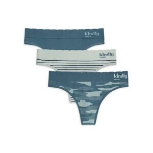 NWT Kindly Yours Thong Seamless Panty 3-Pack Women's Size XS 0/2